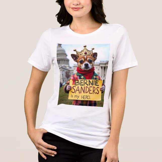 Bernie Sanders är My Hero T Shirt (Framsida)