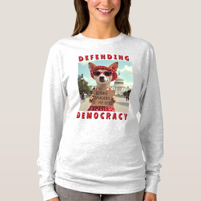 Bernie Sanders är My Hero T-Shirt (Framsida)