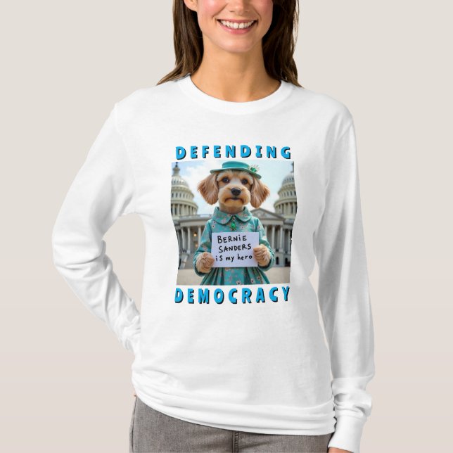 Bernie Sanders är My Hero T-Shirt (Framsida)