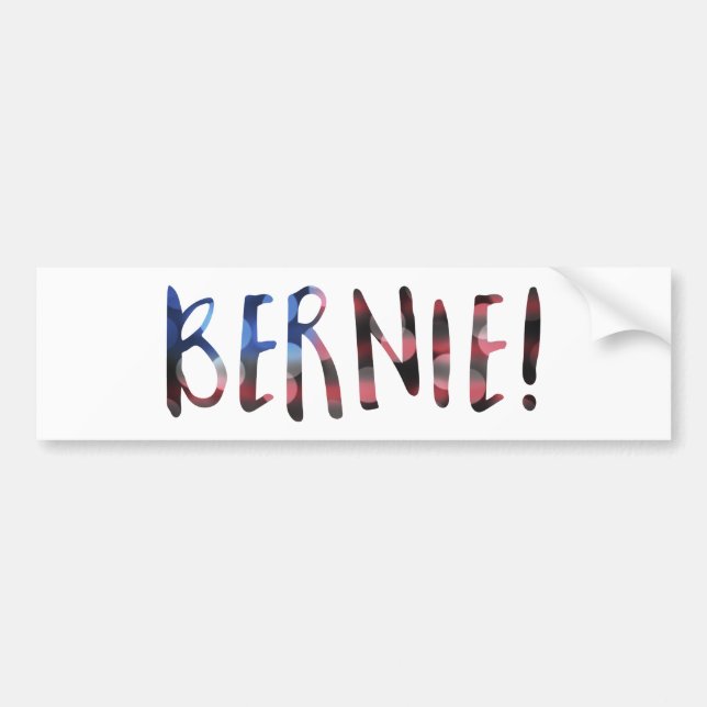 bernie sanders bokeh bildekal (Framsidan)
