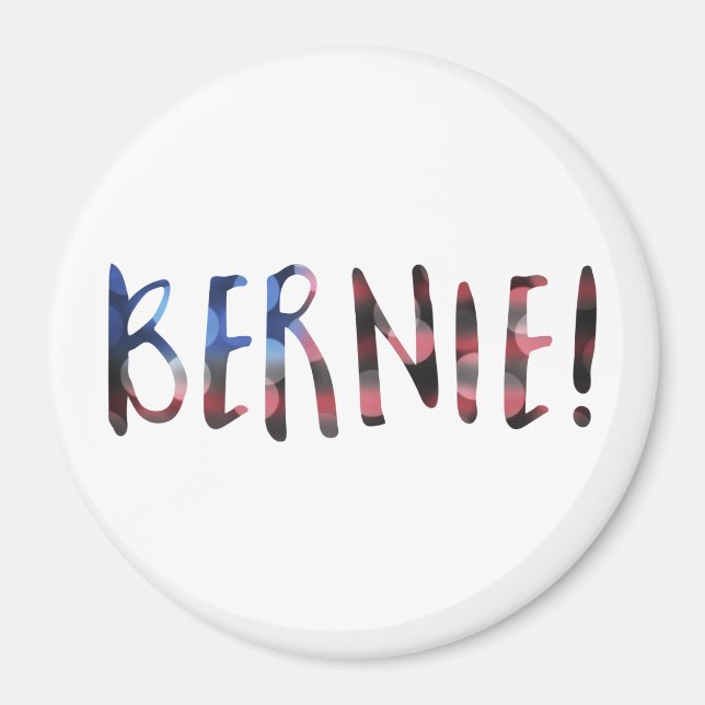 bernie sanders bokeh magnet (Framsidan)