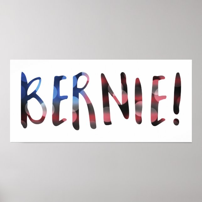 bernie sanders bokeh poster (Framsidan)