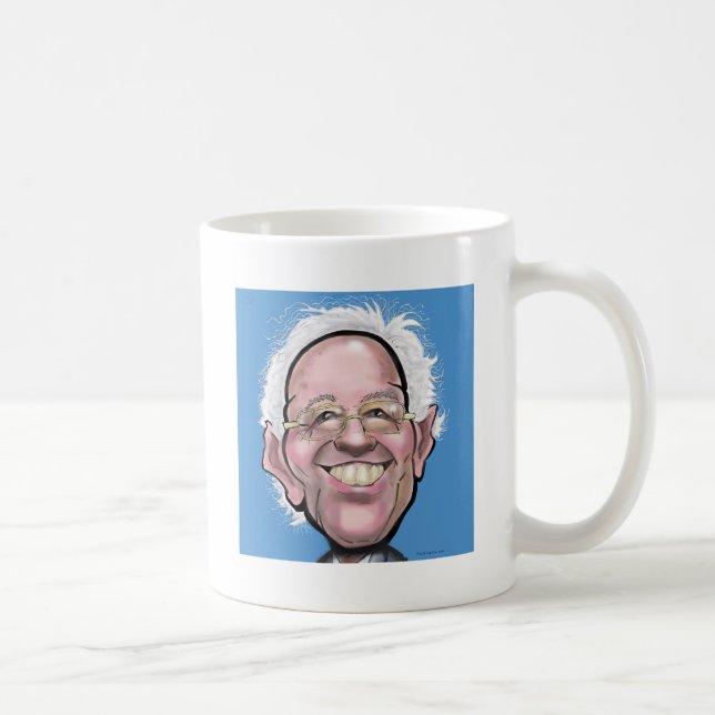 Bernie Sanders Caricature Kaffemugg (Höger)