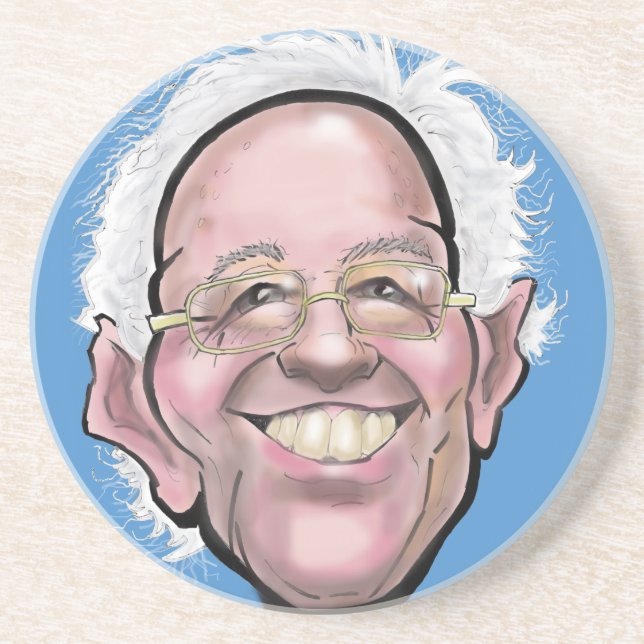 Bernie Sanders Caricature Underlägg (Framsidan)