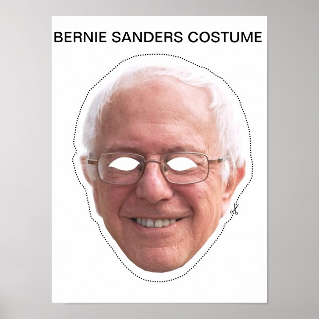Bernie Sanders Costume Poster (Framsidan)