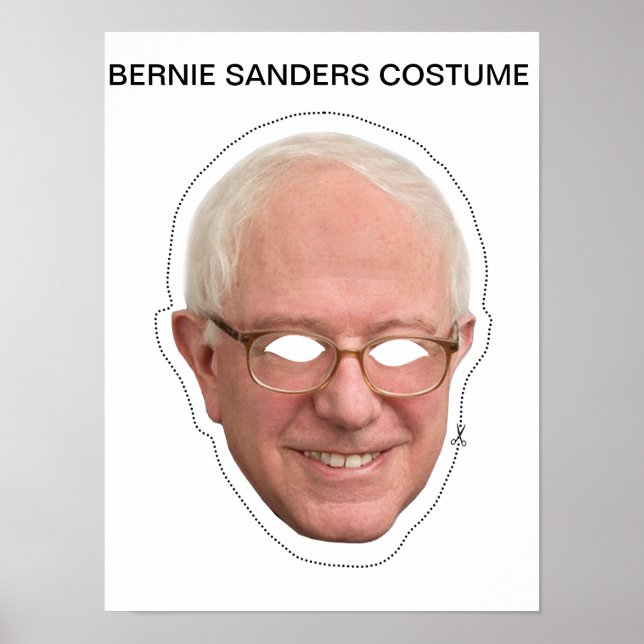 Bernie Sanders Costume Poster (Framsidan)