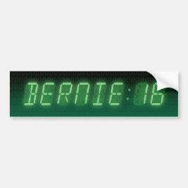 Bernie Sanders Digital Readout Bildekal
