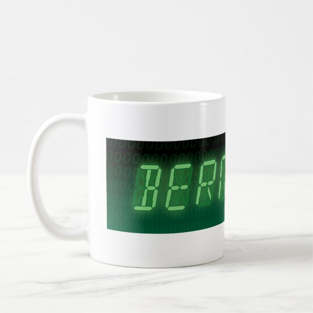 Bernie Sanders Digital Readout Kaffemugg (Vänster)