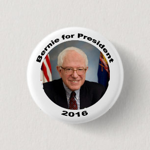 Bernie Sanders för ordförande 2016 Knapp