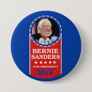 Bernie Sanders för ordförande 2016 Knapp