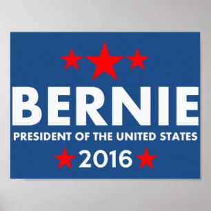 Bernie Sanders för ordförande 2016 Poster