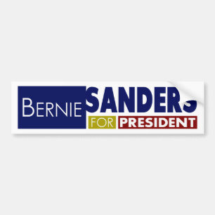 Bernie Sanders för ordförande V1 Bildekal