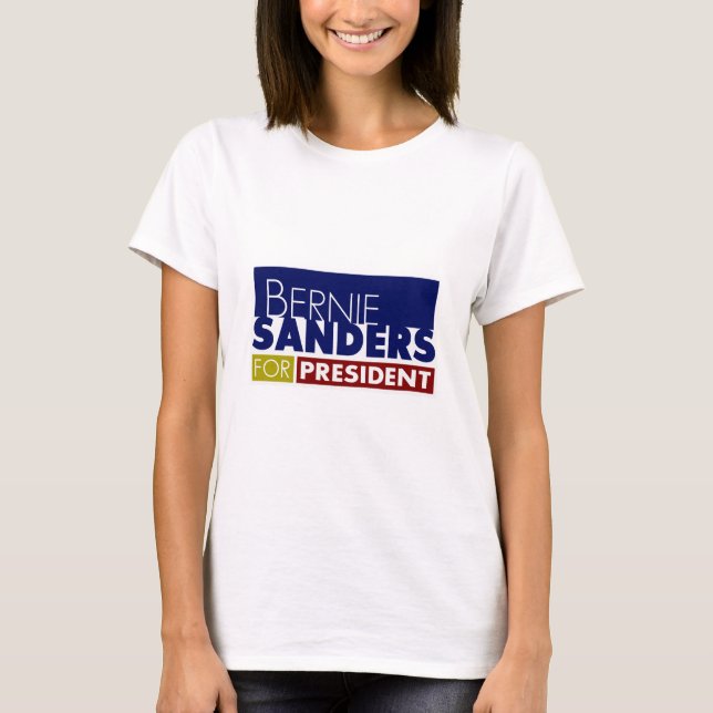 Bernie Sanders för ordförande V1 Tee (Framsida)
