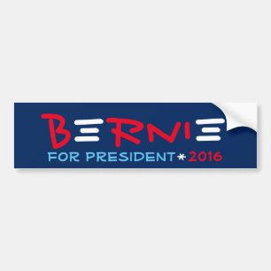 Bernie Sanders för president 2016 Bildekal
