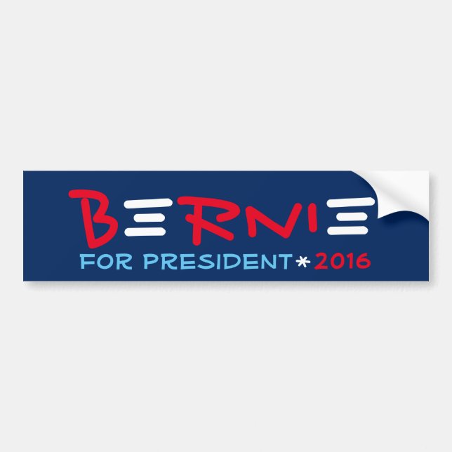 Bernie Sanders för president 2016 Bildekal (Framsidan)