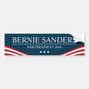 Bernie Sanders för president 2016 Modern Bildekal