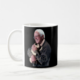 Bernie Sanders Hugger Ca Cute Animal Älskare Kaffemugg