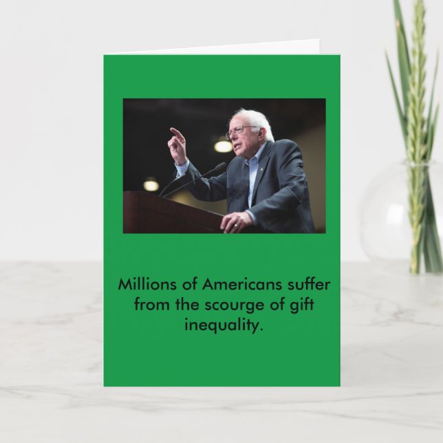 Bernie Sanders julkort Helgkort (Framsida)