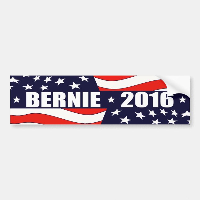 Bernie Sanders Ordförande 2016 Bildekal (Framsidan)