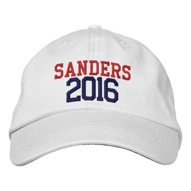 Bernie Sanders Ordförande 2016 Broderad Keps (Framsida)