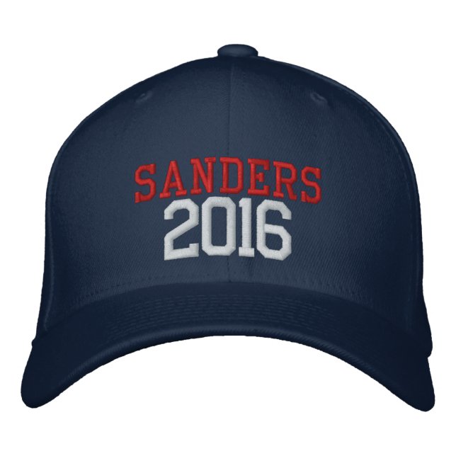 Bernie Sanders Ordförande 2016 Broderad Keps (Framsida)