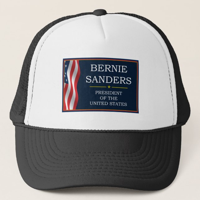Bernie Sanders Ordförande V3 Truckerkeps (Framsida)