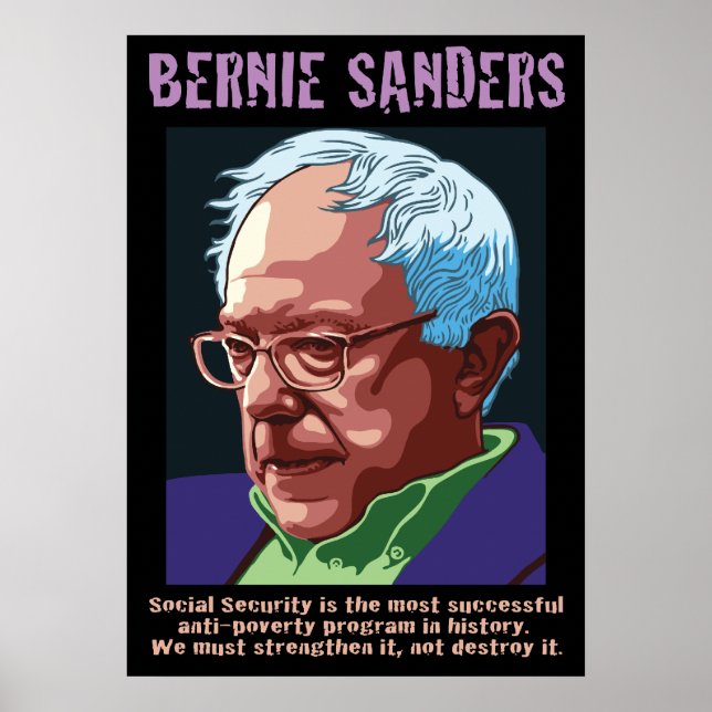 Bernie Sanders Poster (Framsidan)