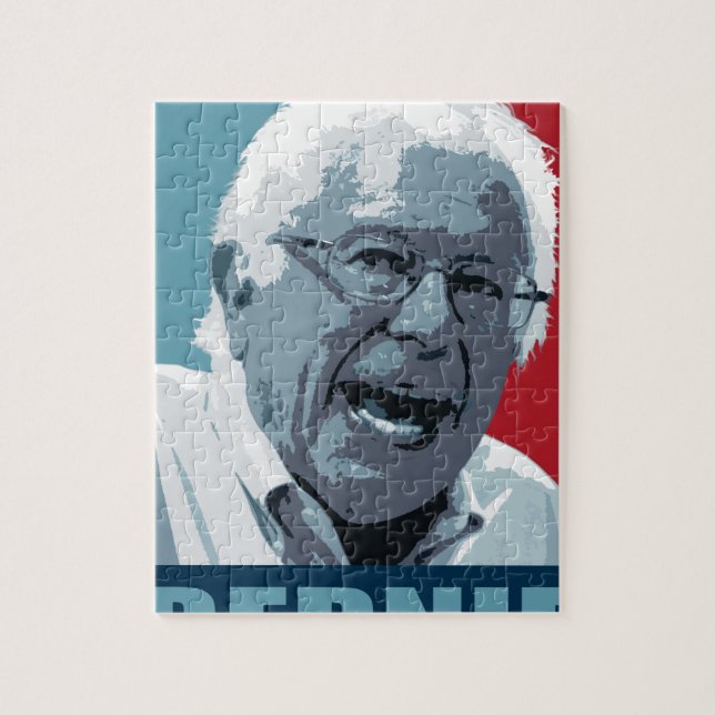Bernie Sanders Retro Pussel (Vertikal)