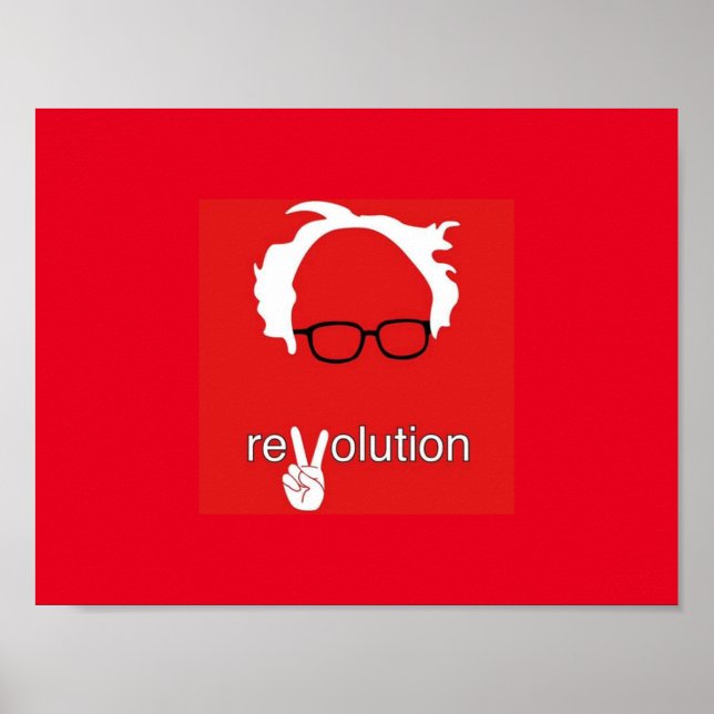 Bernie Sanders Revolution Poster (Framsidan)