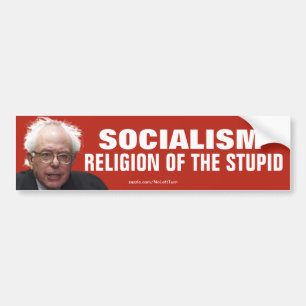 Bernie Sanders socialistiska religionen om den stu Bildekal