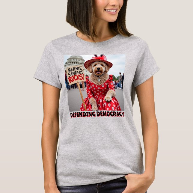 Bernie Sanders Sten T Shirt (Framsida)