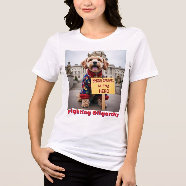 Bernie Sanders Sten T Shirt (Framsida)