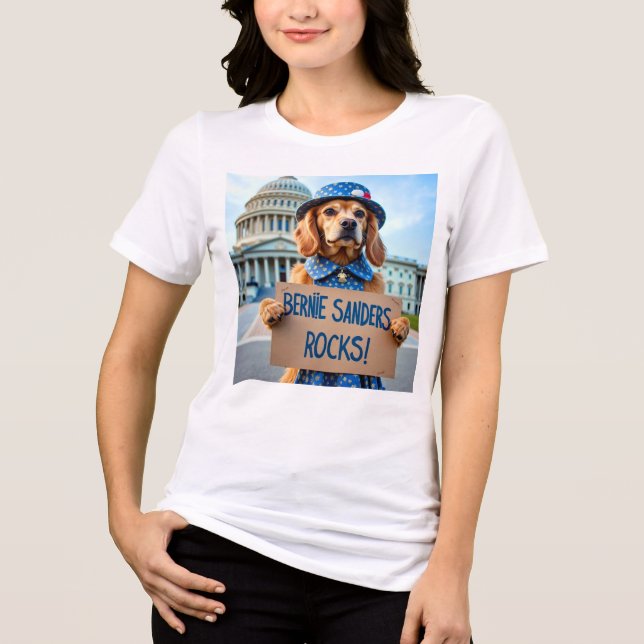Bernie Sanders Sten T Shirt (Framsida)