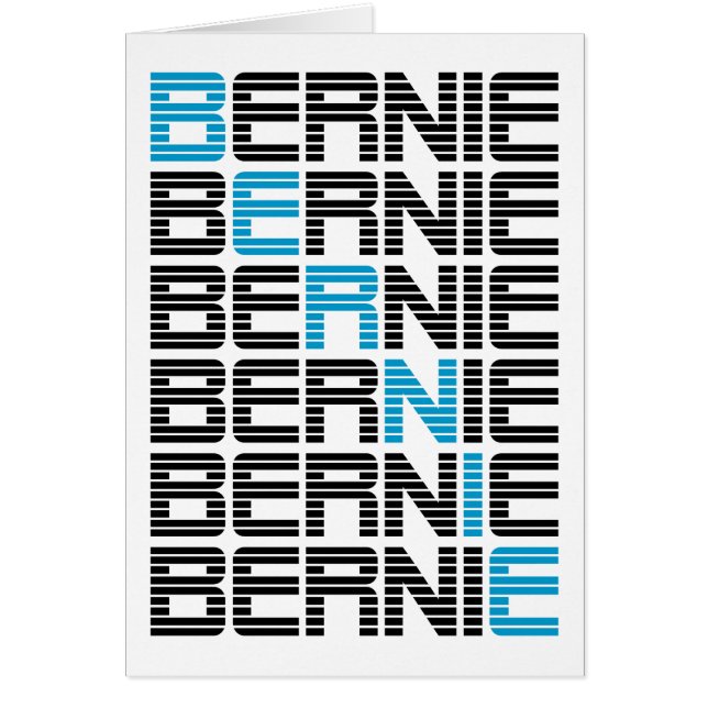 BERNIE sanders textStacks OBS Kort (Framsidan)