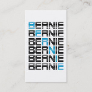 BERNIE sanders textStacks Visitkort