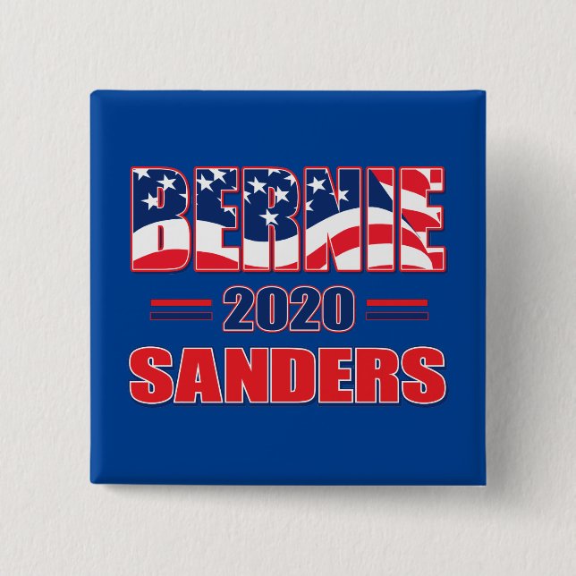 Bernie Sanders till ordförande 2020 Knapp (Framsida)