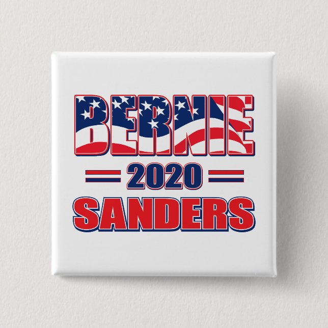 Bernie Sanders till ordförande 2020 Knapp (Framsida)