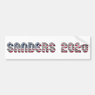 Bernie Sanders USA:s presidentkandidat 2020 Bildekal