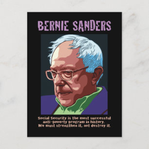 Bernie Sanders Vykort