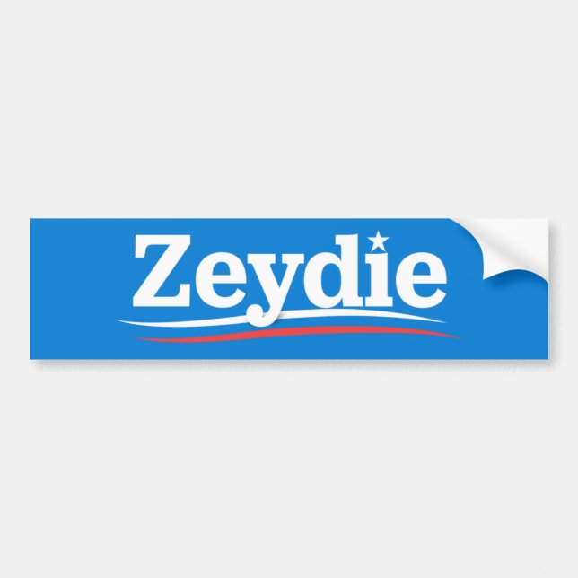 Bernie Sanders Zeydie Bildekal (Framsidan)