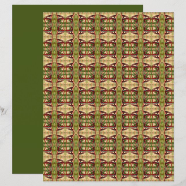 Bernie Scrapbookspapper III (Fram/baksida)