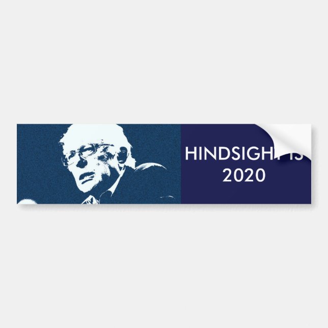 Bernie slipmaskin"EFTERKLOKHET ÄR 20/20 bildekal (Framsidan)