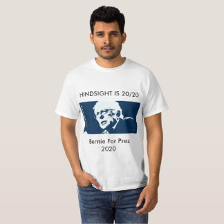 Bernie slipmaskin"EFTERKLOKHET ÄR 20/20 T-tröja Tee