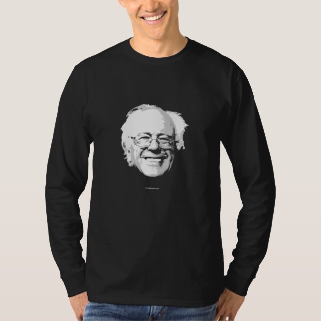 Bernie slipmaskinansikte tee shirt (Framsida)