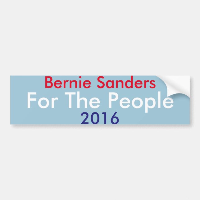 Bernie slipmaskinbildekal 2016 bildekal (Framsidan)