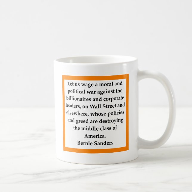 Bernie slipmaskincitationstecken kaffemugg (Höger)