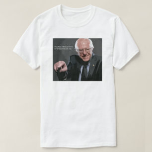 Bernie slipmaskincitationstecken tee shirt