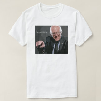 Bernie slipmaskincitationstecken tee shirt