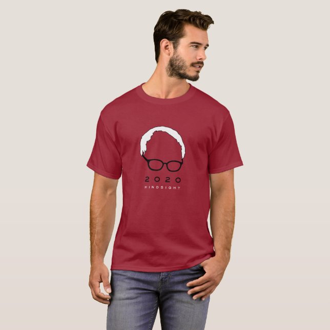 Bernie slipmaskinefterklokhet 2020 tee shirt (Hel framsida)