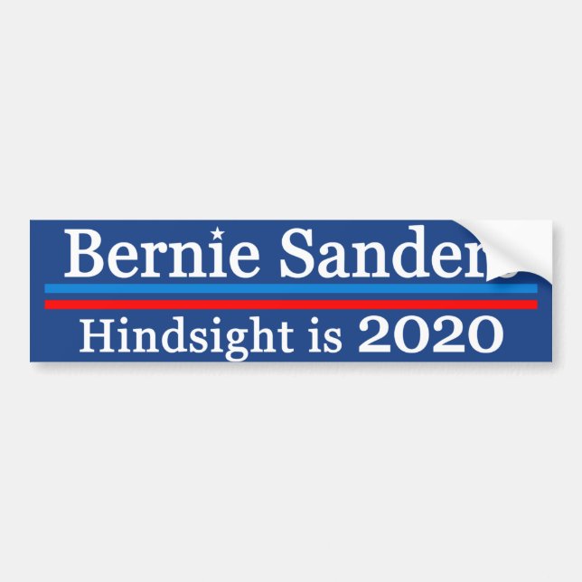 Bernie slipmaskinefterklokhet är 2020 bildekal (Framsidan)